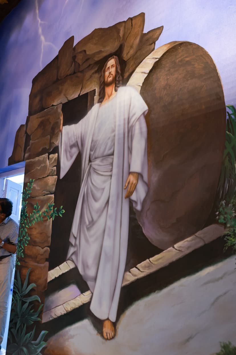 Mural beside Altar